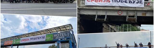 PRISTOJNA SRBIJA JOŠ JEDNOM POKAZALA SNAGU I ZAJEDNIŠTVO! Širom Beograda transparenti "Srbija pobeđuje", pogledajte moćne prizore (VIDEO)