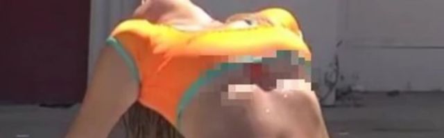 Svi se takmiče za Miss mokre majice, a ona za Miss gole grudi: Luni ispale si*e, a ona se opušteno uvijala pred mamom i tatom!