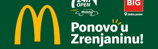 McDonald’s donosi prepoznatljive ukuse u BIG Zrenjanin šoping centar