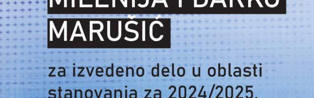 Produžen rok za regionalni konkurs Fondacije „Milenija i Darko Marušić“ iz oblasti arhitekture stanovanja