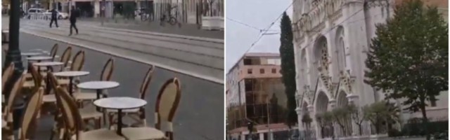 TERORISTIČKI NAPAD U NICI?Jedan mrtav i nekoliko povređenih u napadu nožem kod crkve! Policijska operacija u toku (VIDEO)