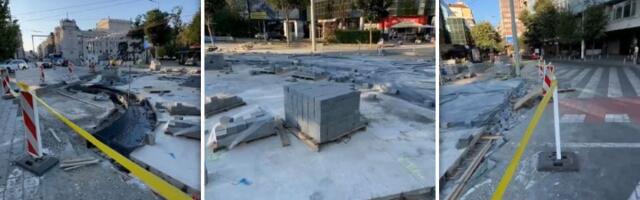 "Agonija na Trgu se nastavlja - umesto Vesićevih stižu Šapićeve kocke!" (VIDEO)