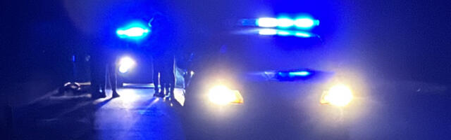 TEŽAK SUDAR DVA AUTOMOBILA Policija na licu mesta, u toku uviđaj