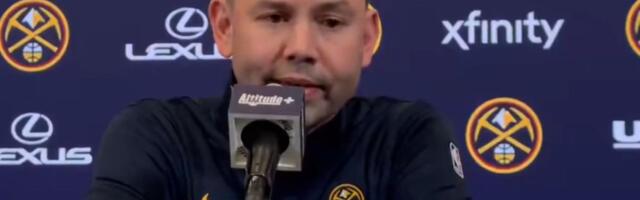 TRENER DENVERA STAO PRED KAMERE POSLE ISTORIJSKE BLAMAŽE, PA DOŽIVEO ŠOK! Adelman priča, a muzika grmi: Njegova reakcija se prepričava! (VIDEO)