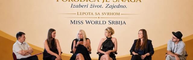 "Porodica je snaga": Mis Srbije na panelu o prevenciji bolesti zavisnosti prenela važnu poruku
