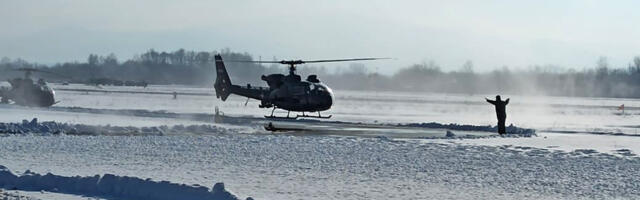 FOTO: Letačka obuka na helikopterima u 98. vazduhoplovnoj brigadi