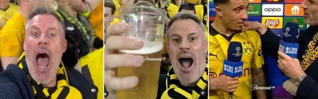 Ludilo! Karager tokom meča otišao na "Žuti zid", popio 8 piva, pa mrtav pijan intervjuisao igrače Dortmunda
