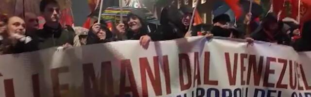 Протести у Риму због америчке акције у Венецуели, најављен нови скуп