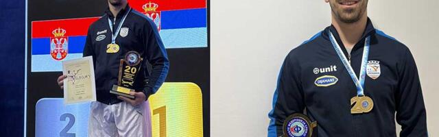Dvojica finalista iz Karate kluba Zrenjanin: Luka Vuković osvojio titulu šampiona Srbije