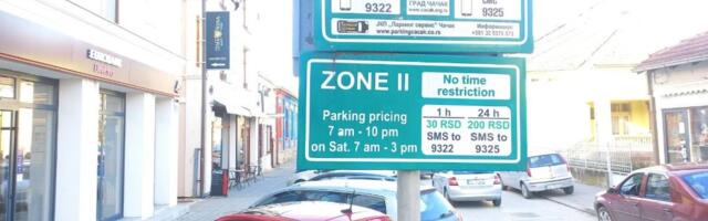 Bez naplate parkiranja u Čačku tokom uskršnjih praznika