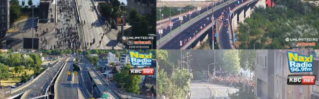 BLOKADERI NASTAVLJAJU SA MALTRETIRANJEM GRAĐANA! Baš na Vidovdan potpuno zatvorili Slaviju, Brankov most, Gazelu...