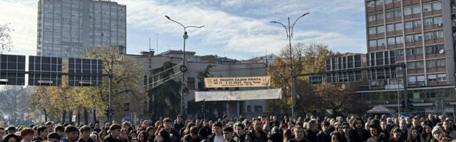 Studenti obeležili 13 meseci od pada nadstrešnise