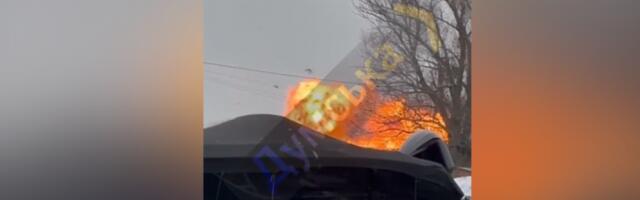 OBJAVLJEN SNIMAK NAPADA: Raketa pogodila most kod Odese (VIDEO)