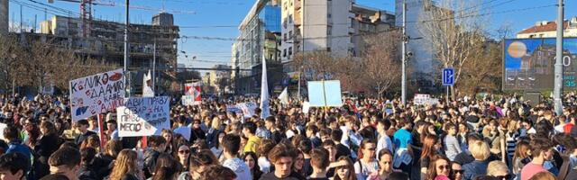 Studenti danas u protestnoj šetnji krugom dvojke u Beogradu
