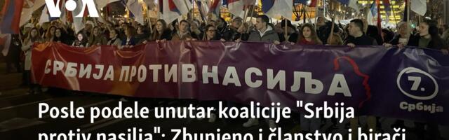 Posle podele unutar koalicije "Srbija protiv nasilja": Zbunjeno i članstvo i birači