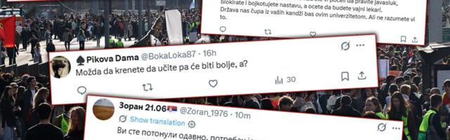 BLOKADERIMA SMETA I UNIVERZITET SVETI SAVA: Krenuli da kukaju po društvenim mrežama, javnost ih žestoko poklopila: Vi odlazite na smetlište političke istorije!