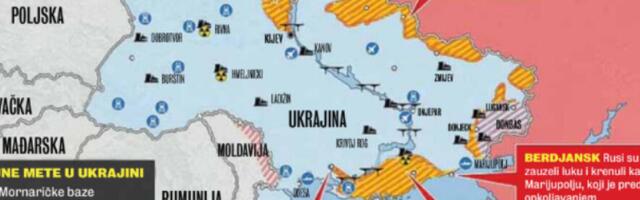 VOJNA OPERACIJA, DETALJNI PRIKAZ: Mapa pokazuje šta su Rusi već zauzeli u Ukrajini!