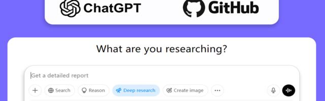 ChatGPT Deep Research sada se može povezati sa GitHub-om