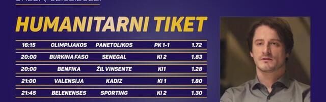 Humanitarni tiket u podne: Igor Benčina tipuje za SOS Dečje selo Sremska Kamenica
