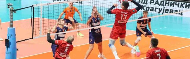 Poraz odbojkaša Radničkog od ACH Volley - revanš naredne nedelje u Ljubljani