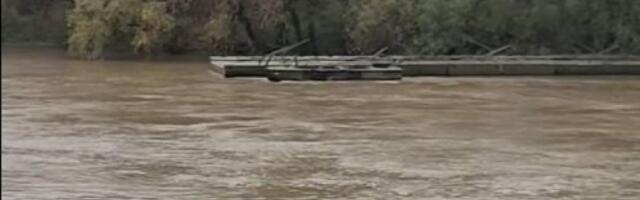 Vojska sklonila pontonski most: Morava nadošla, do Sviljanca naokolo