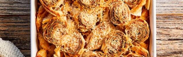 Makaroni sa sirom i hrskavom korom punjenom parmezanom