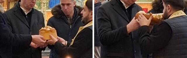 Vucic post powerful message on major Serbian feast, St. Nicholas Day: President and his family attend church