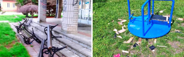 Потрага за вандалима који уништавају игралишта и паркове у Банату