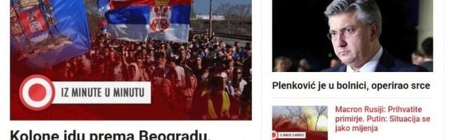 HRVATI ŽELE GRAĐANSKI RAT U SRBIJI: Tvrde da će biti krvi na ulicama Beograda (FOTO)