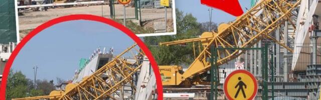 GRADILIŠTE ZATVORENO, NALOŽENO VEŠTAČENJE! Oglasilo se tužilaštvo povodom pada krana na Novom Beogradu!