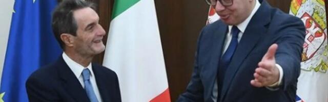"JEDINO SE OKO OVE TEME NISMO USAGLASILI!" Vučić se sastao sa predsednikom italijanske regije Lombardija! (FOTO)