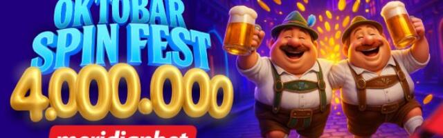 Najveći casino turnir ikada – Oktobar spin est ekskluzivno u Meridianu!