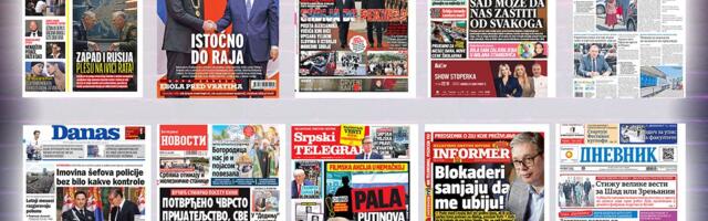 NASLOVNE STRANE SUTRAŠNJIH NOVINA: Prelistavanje štampe za petak, 29. maj 2026. godine
