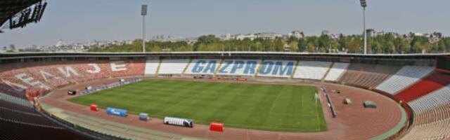 Zvezda u Glazgovu sa Gaspromom na dresu
