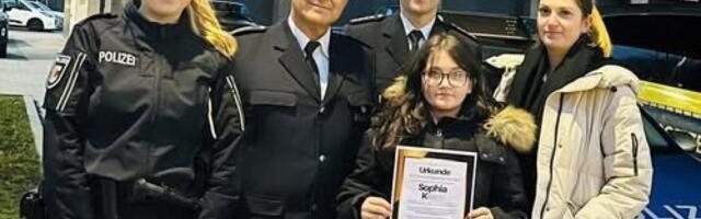 Devojčica heroj: Sofija (12) sprečila tragediju i osvojila poštovanje policije - postala primer hrabrosti (FOTO)