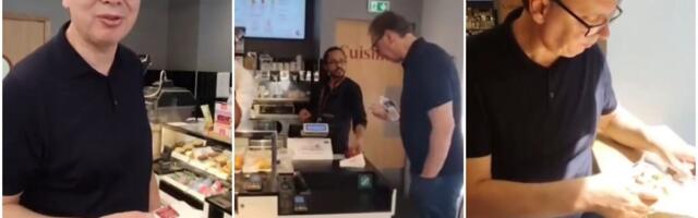 "POČEO SAM DA IZIGRAVAM TURISTE" Vučić podelio snimak iz Pariza - pratio svečanost iz prvog reda, pa otišao na ručak: Dobro je, ali kod kuće je slađe (VIDEO)