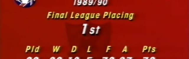 Redsi danas "slave" 30 godina od poslednje titule... A ovako je bilo 28. aprila 1990: Liverpul 18, Arsenal 9, Everton 9, Aston Vila 7, Mančester Junajted 7, Sanderlend 6...