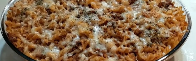 Zapečene makarone sa mlevenim mesom