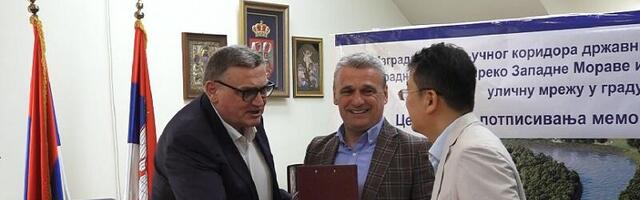 Potpisan Memorandum o projektovanju mosta preko Zapadne Morave koji će povezivati Parmenac i Prijevor