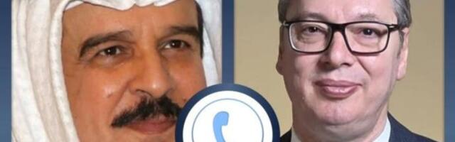 Vučić razgovarao sa kraljem Bahreina: Srbija snažno podržava smirivanje tenzija