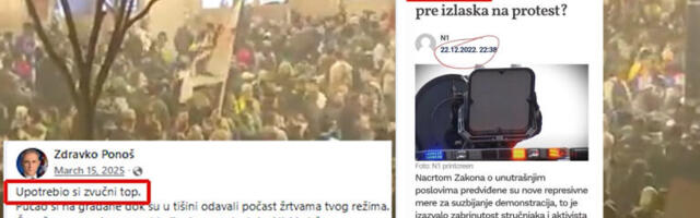 ON JE PRVI POKUŠAO DA OBMANE JAVNOST DA JE KORIŠĆEN ZVUČNI TOP Ovako je pokrenuta monstruozna akcija: "Upotrebio si zvučni top" (FOTO)