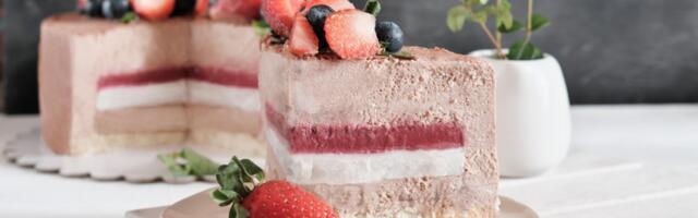 Sladoled torta u tri nijanse