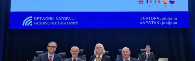 Nataša Jovanović na zasedanju Parlamentarne skupštine NATO u Ljubljani