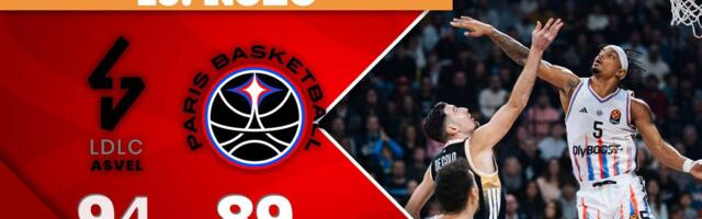 Evroliga 19. kolo | Asvel - Pariz 94:89