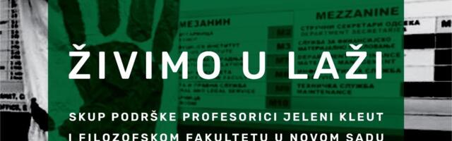Skup podrške Jeleni Kleut i u Leskovcu večeras