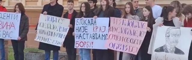 Učenici Jovine gimnazije zahtevima blokirali rad Sekretarijata škole