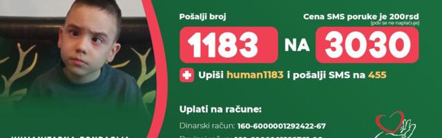 Pomozimo Marku (5) da se izleči i prohoda! Pošaljite 1183 na 3030 za njegove prve korake