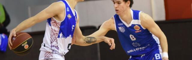 Lazar Maksić nastupa za FMP na juniorskom turniru Evrolige