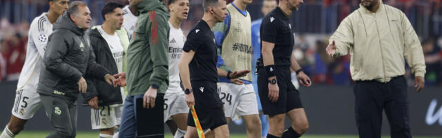 Igrači Reala besni na sudiju iz Slovenije: Opkolili ga posle meča, krive ga za poraz u Minhenu