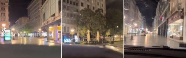Bahati vozač divlja Knez Mihailovom (VIDEO)